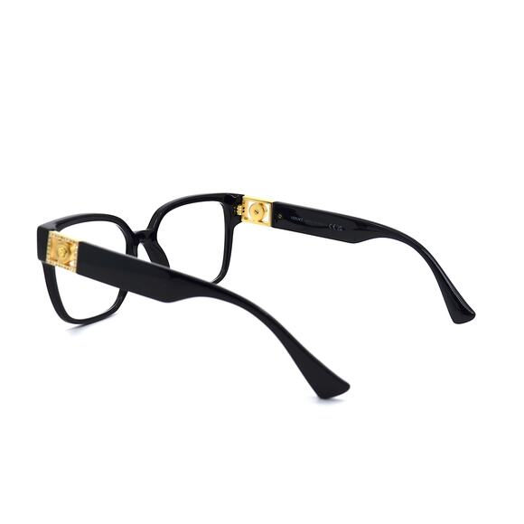 NEW VERSACE VE3329B GB1 BLACK AUTHENTIC EYEGLASSES FRAME - Picture 7 of 16